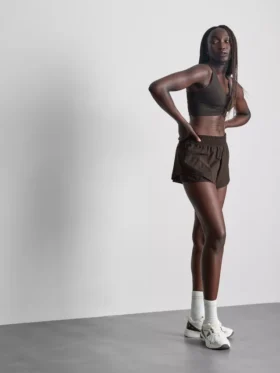 Active woven running shorts
