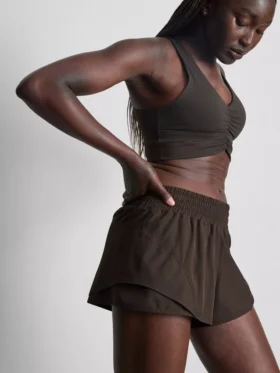 Active woven running shorts