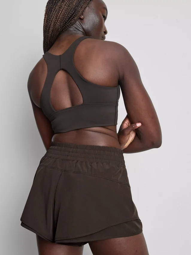 Active woven running shorts