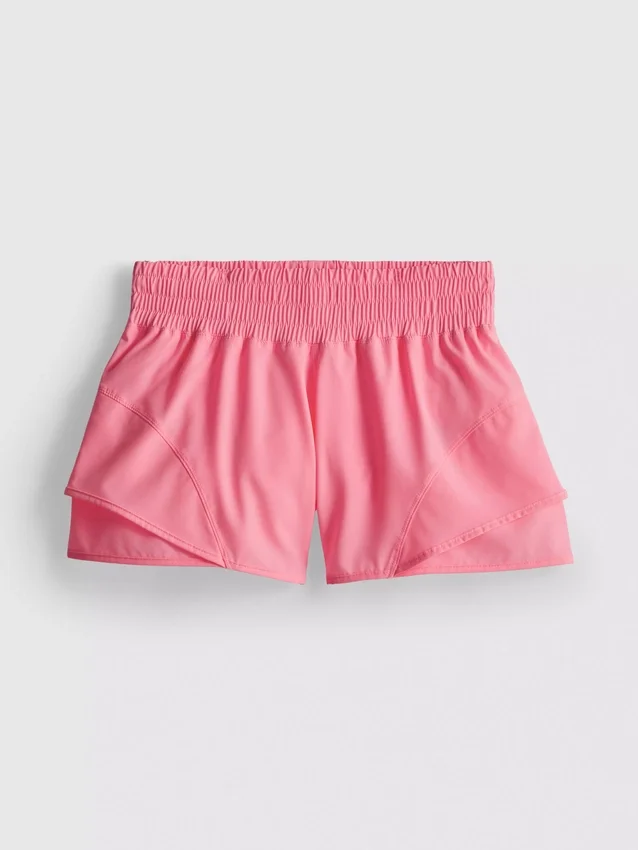 Active woven running shorts