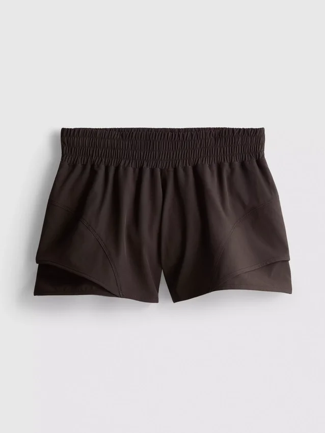 Active woven running shorts