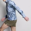 Active zip-up funnel neck jacket
