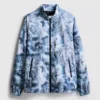 Active zip-up funnel neck jacket