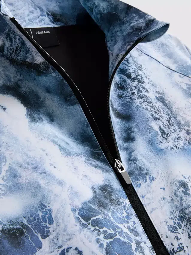 Active zip-up funnel neck jacket