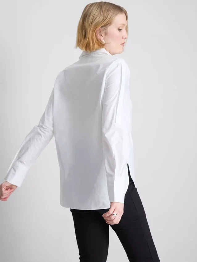 Adaptive poplin shirt