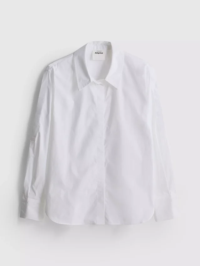 Adaptive poplin shirt