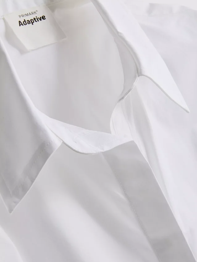 Adaptive poplin shirt
