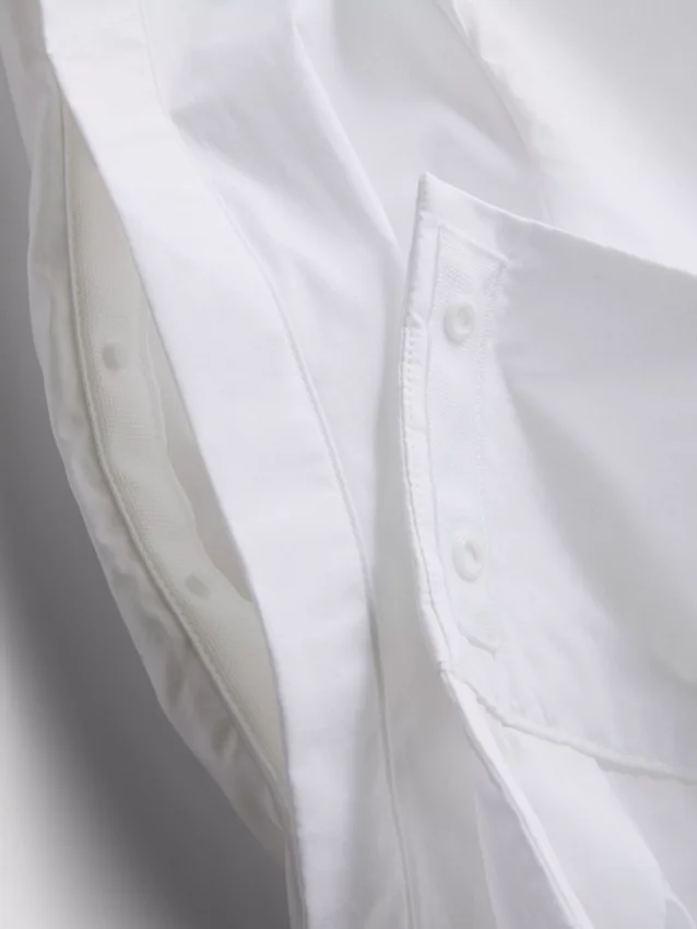 Adaptive poplin shirt