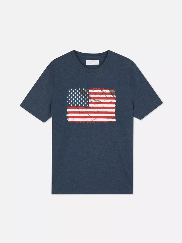 American flag short sleeve t-shirt