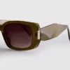 Angular rectangle sunglasses