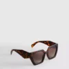 Angular square sunglasses