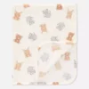 Animal fleece baby blanket