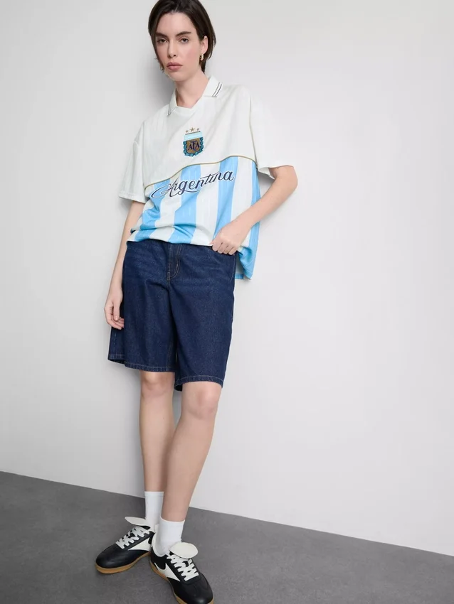 Argentina collared soccer jersey
