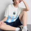 Argentina collared soccer jersey