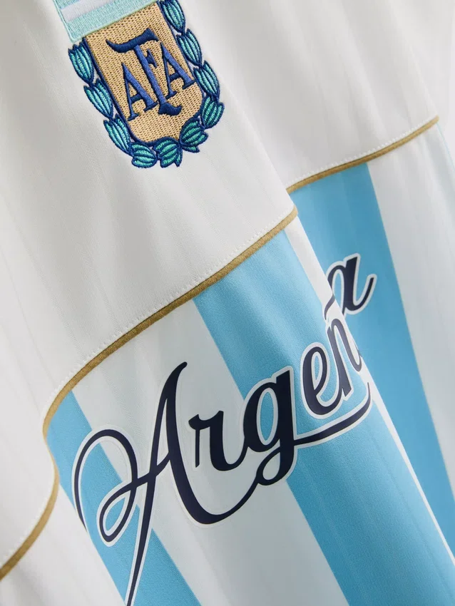 Argentina collared soccer jersey
