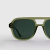 Aviator style sunglasses