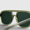 Aviator style sunglasses