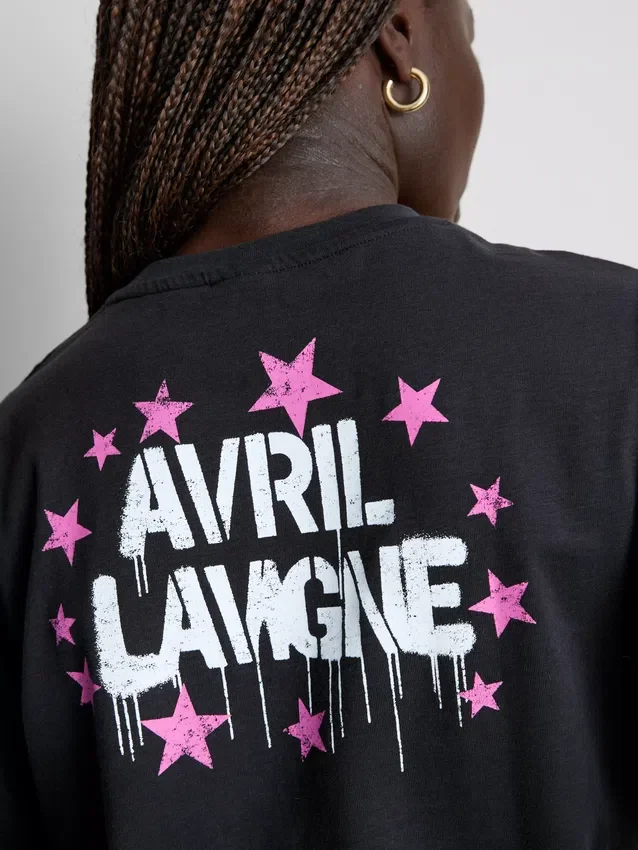 Avril lavigne graphic cotton tee