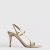 Barely there heeled sandals