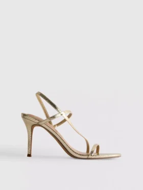 Barely there heeled sandals