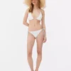Bead detail crochet bikini top