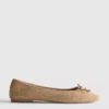 Beaded ballerina flats