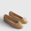 Beaded ballerina flats