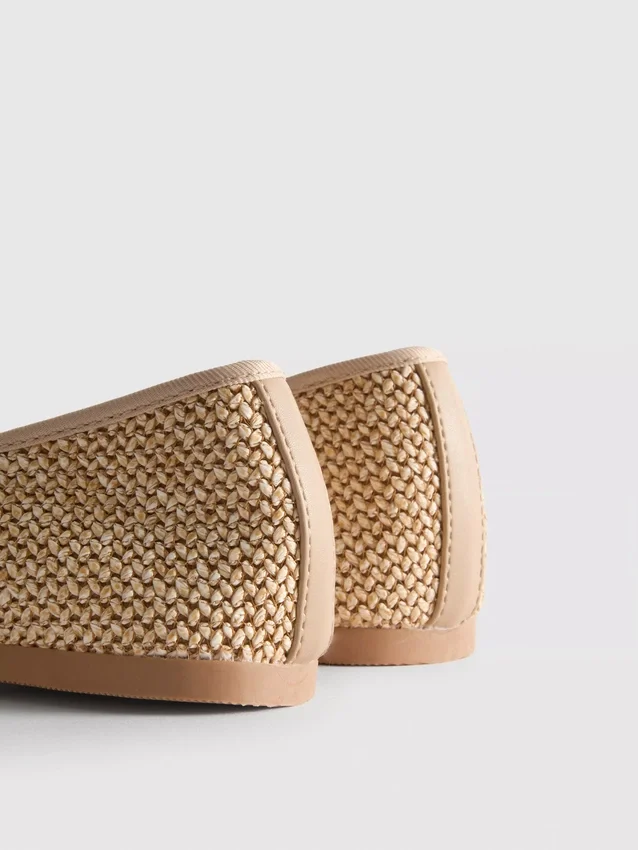 Beaded ballerina flats