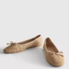 Beaded ballerina flats