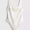 Beaded pearl bride swimsuit