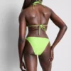 Beaded side-tie bikini bottoms