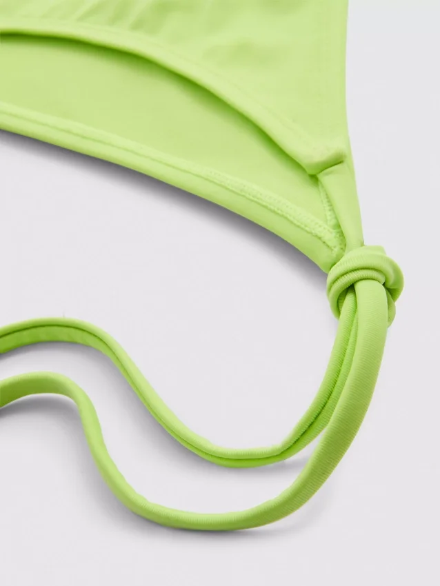 Beaded side-tie bikini bottoms
