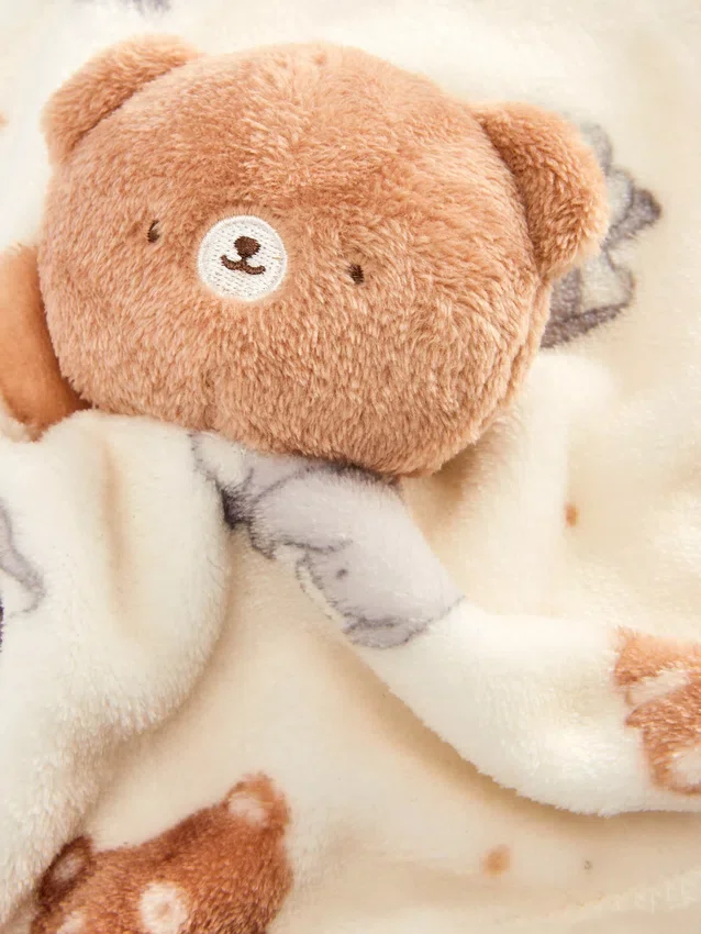Bear baby comforter