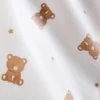 Bear graphic coverall bib