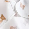 Bear graphic coverall bib