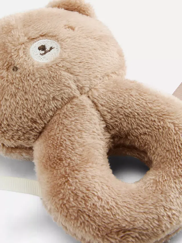 Bear rattle toy