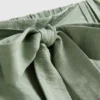 Belted pull-on shorts