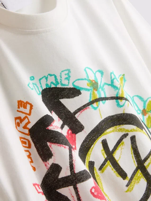 Blink 182 cotton relaxed logo tee