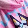 Bluey hooded terry cloth poncho
