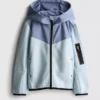 Bonded zip hoodie