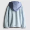 Bonded zip hoodie