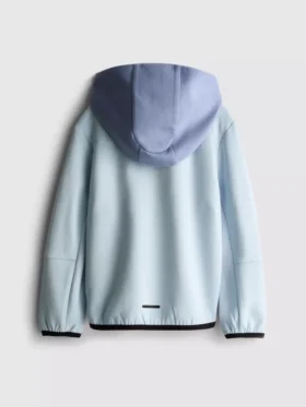 Bonded zip hoodie