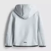 Bonded zip hoodie