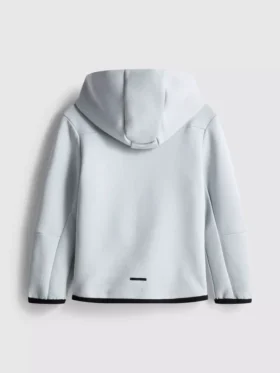 Bonded zip hoodie
