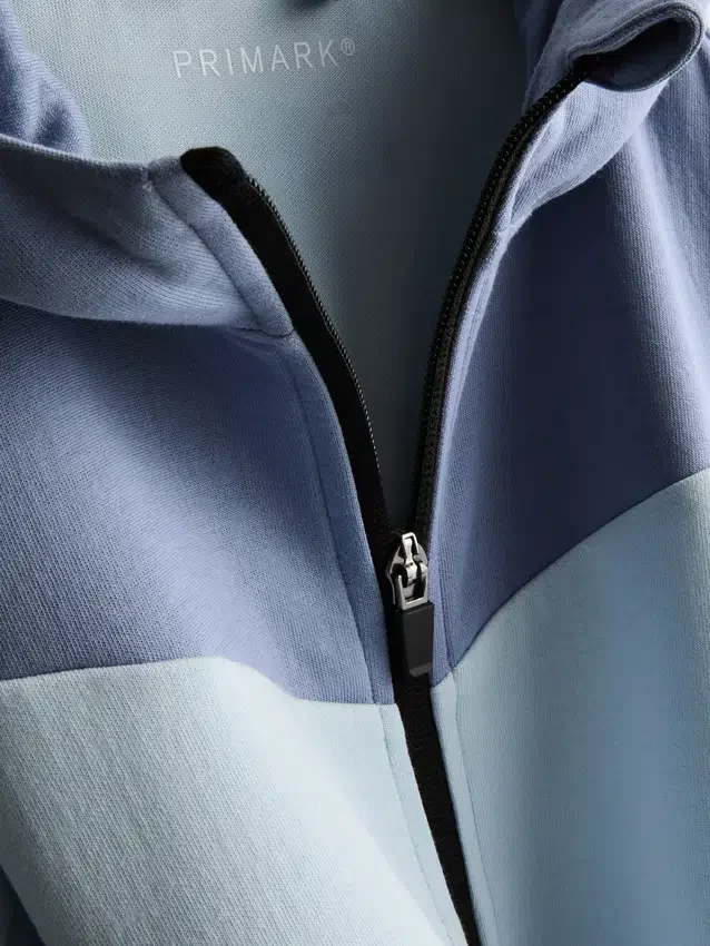 Bonded zip hoodie