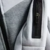 Bonded zip hoodie
