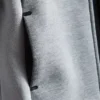Bonded zip hoodie