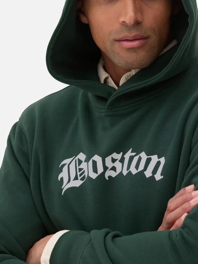 Boston graphic hoodie