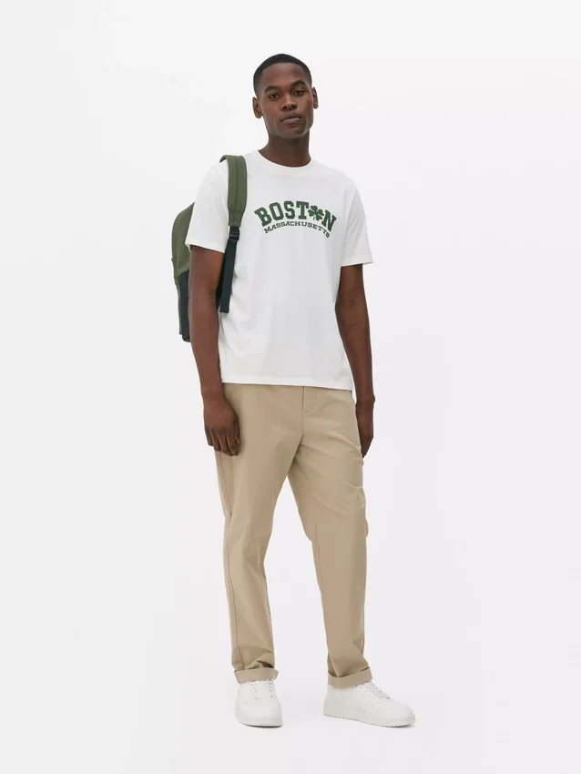 Boston print t-shirt