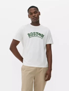Boston print t-shirt
